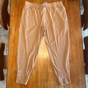 Tommy John Men’s Ribbed Zen Lounge Jogger Pant (Driftwood)